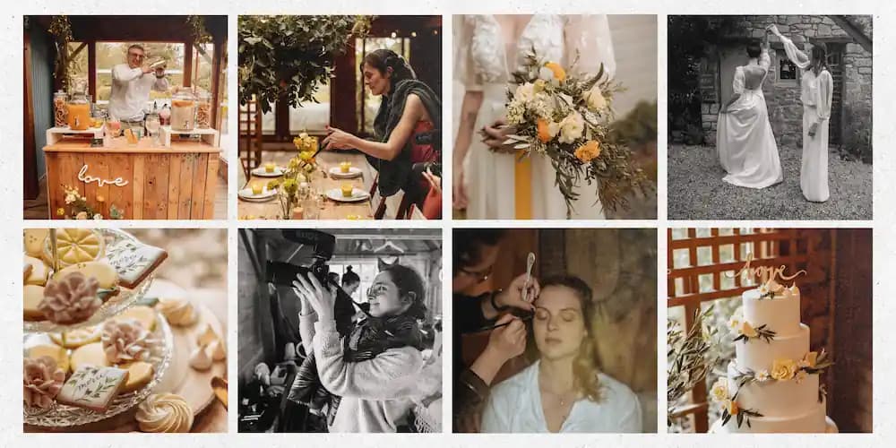 Moodboard mariage italien