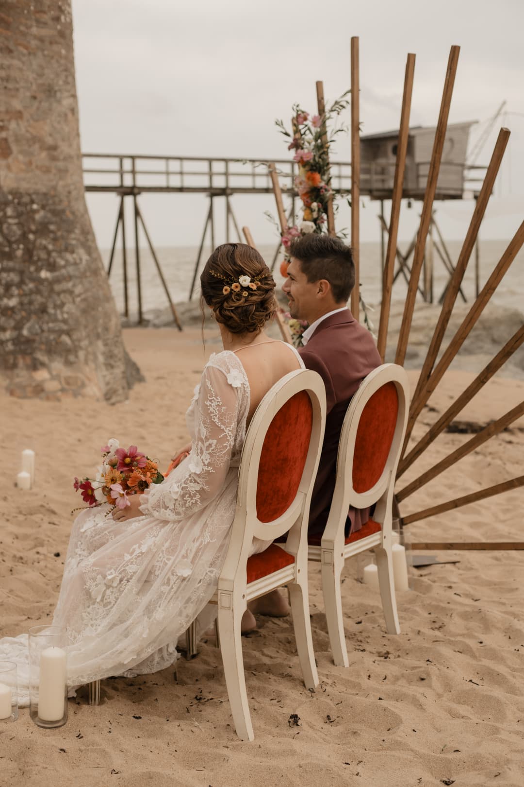 Cérémonie laïque décorée