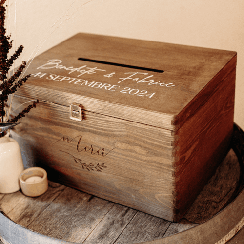 Urne en bois