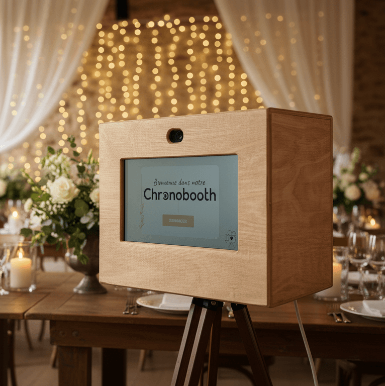 Animation mariage avec le Chronobooth