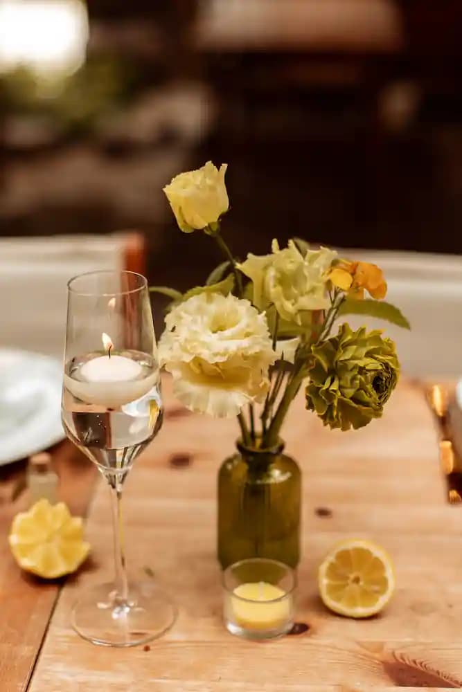 Soliflore pour décorer vos tables de mariage