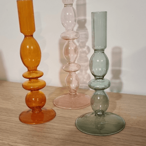 Bougeoirs bubble couleurs