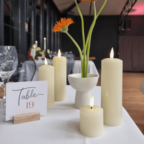 Bougie led cylindrique