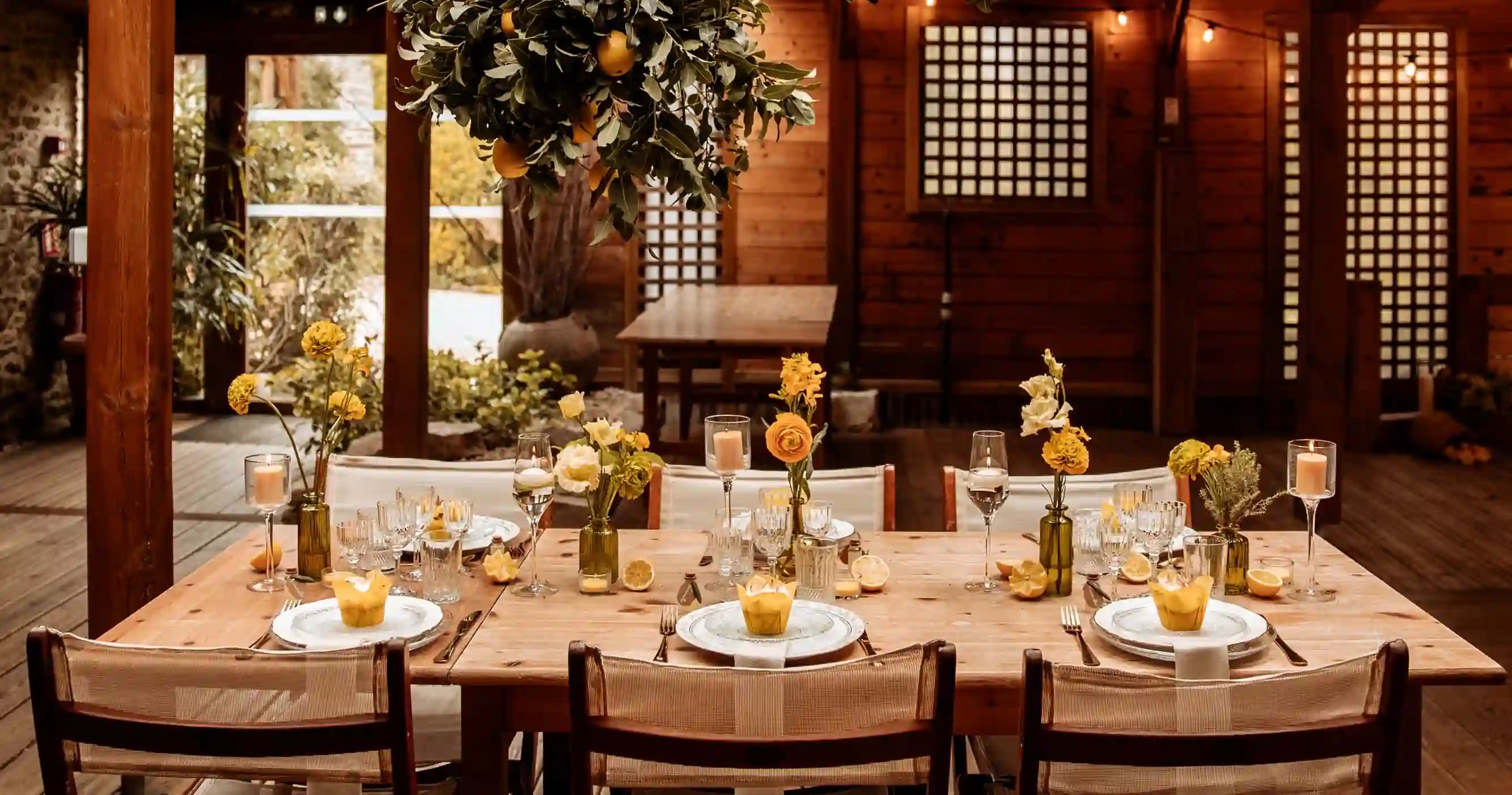 Décoration de table mariage dolce vita